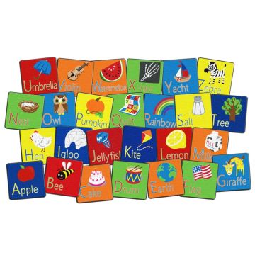 Alphabet Seating Squares