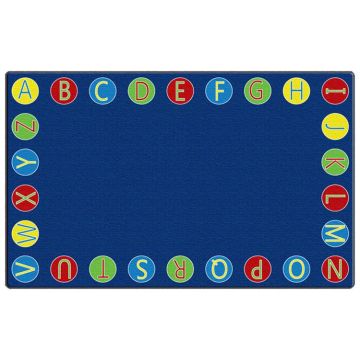 Alphabet Circles Carpet