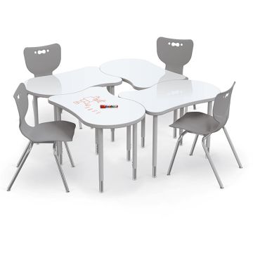 Fender Collaborative Dry Erase Desk & Hierarchy Chair Packages