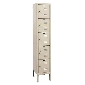 Premium Five-Tier 1-Wide Lockers
