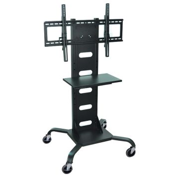 Mobile Flat Panel TV Stand w/ Shelf