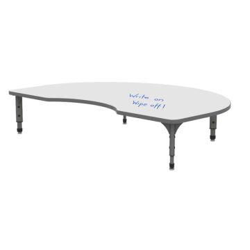 Dry Erase Floor Activity Table (48'' x 72'' Kidney)