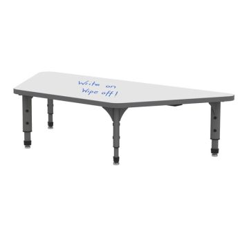 Dry Erase Floor Activity Table (30'' x 60'' Trapezoid)