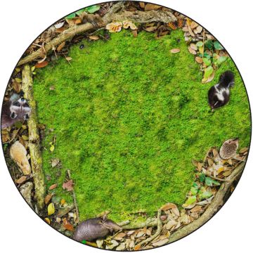 6' Round Forest Floor Carpet