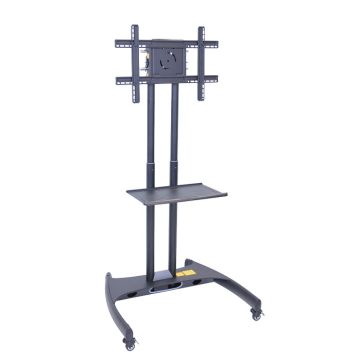 Adjustable Height TV Stand w/ Shelf (32''-60'')