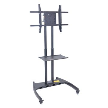 Adjustable Height Rotating TV Stand w/ Shelf (32''-60'')