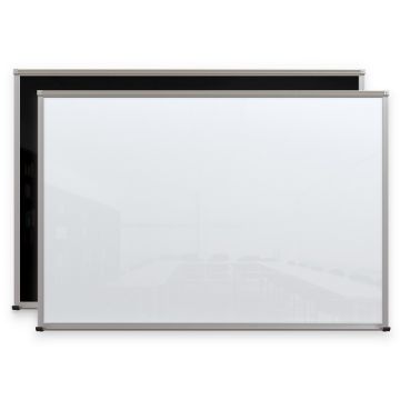 Framed Magnetic Glass Dry Erase Whiteboard