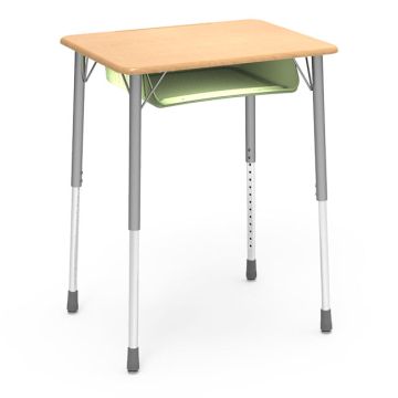Rectangle Top Zuma Desk w/ book box