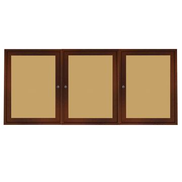Walnut Frame Bulletin Boards