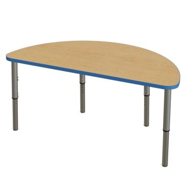 Synergy Adjustable Half Round Table - 60'' D