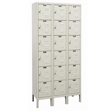 Rust Resistant Galvanite Six-Tier 3-Wide Lockers