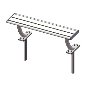 Hartford Steel Outdoor Bench w/o Back