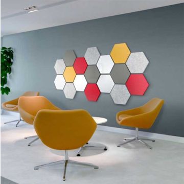 Hex Acoustic Panel (18" x 21")