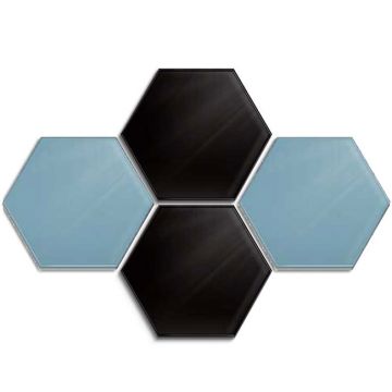 Hex Glass Markerboard (18" x 21")