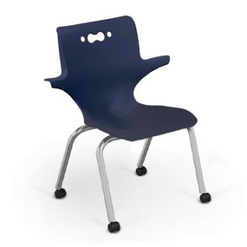 Hierarchy 4-Leg Caster Arm Chairs