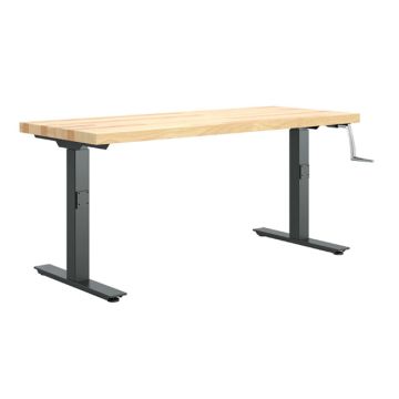 Hi-Lo Bench with Maple Butcher Block Top