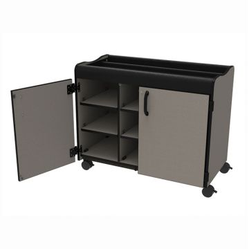 Horizon Series Mobile Cubbie Storage Cabinet