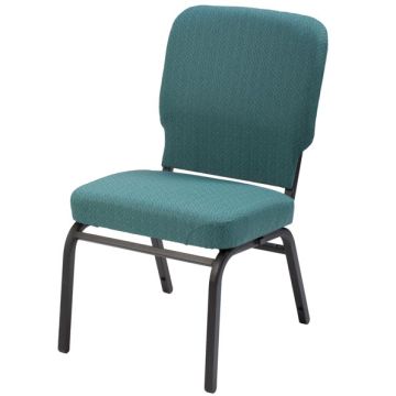 Upholstered Tall Wing Back Oversized Padded Stack Chair