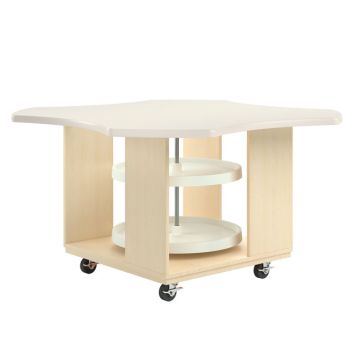 Intermix Lazy Susan Mobile Workstations