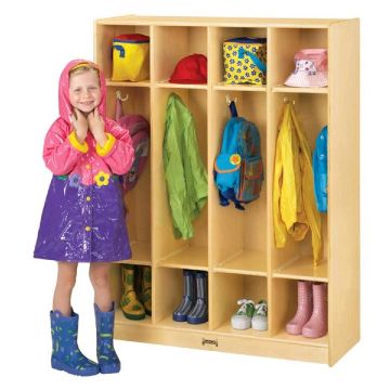 Birch 4 Section Coat Locker