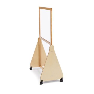 See-Thru Small Mobile Space Divider (37 -1/2'' W x 20'' D x 62'' H)