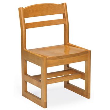Classmate Sled Base Wooden Chair