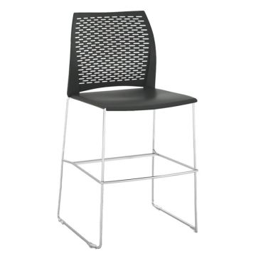 Hoopz Counter Height Stool with Contoured Back