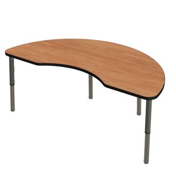 Synergy Adjustable Kidney Table -  48'' D X 72'' W