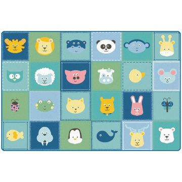 Animals Patchwork KiDSoft Rugs