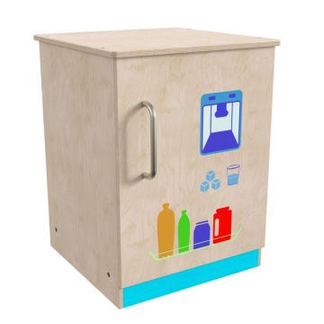 Children's Kitchen Refrigerator w/ Integrated Storage