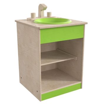 Children's Kitchen Sink w/ Integrated Storage