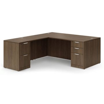 Executive L-Shaped Office Desk (66'' W x 78'' D)