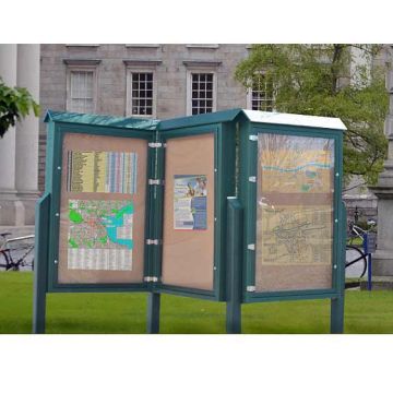 Large Zig-Zag Hinged Outdoor Message Centers
