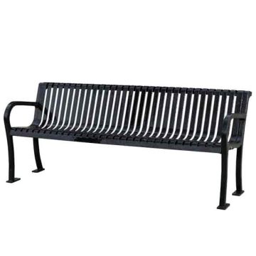 Lexington Patterned Outdoor Benches with Backs