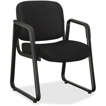 Black Fabric Guest Chair