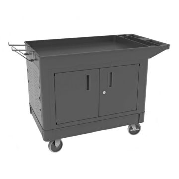 Industrial Locking Cabinet Utility Cart
