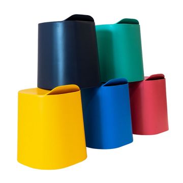 TailFin Plastic Stackable Stool Package