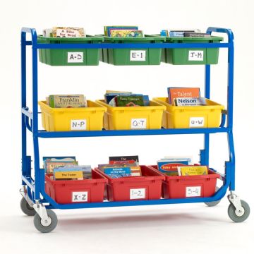 Library on Wheels Storage Cart