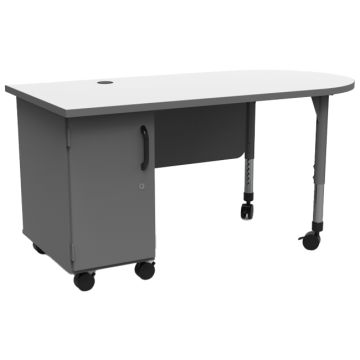 Teacher's Desk with Cabinet
