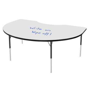 MG2200 Dry Erase Activity Table (48'' x 72'' Kidney)