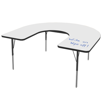 MG2200 Dry Erase Activity Table (60'' x 66'' Horseshoe)