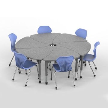 Classroom Set - Premier Chevron Desks & Apex Chairs Package