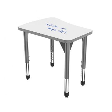Premier Series Dry Erase Desk - 30'' x 24" Flare