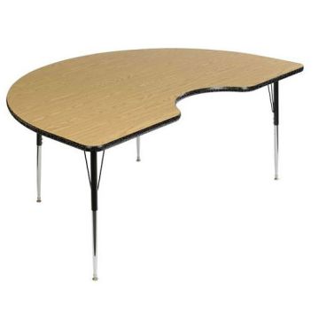 MDF Series Kidney Activity Table w/ Herculene Sealed Edge (48'' x 72'')