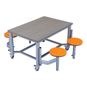 Mobile Stool Group Collaboration Tables