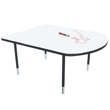MediaSpace Small Multimedia Table with Dry Erase Top