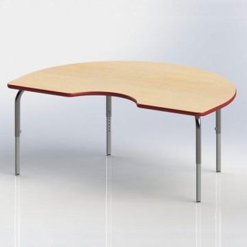 Method Stand Up Height Kidney Table
