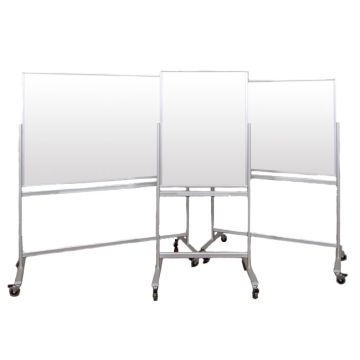 Double-Sided Mobile Magnetic Glass Marker Boards