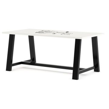 Midtown Rectangle Counter Height Dry Erase Tables by KFI
