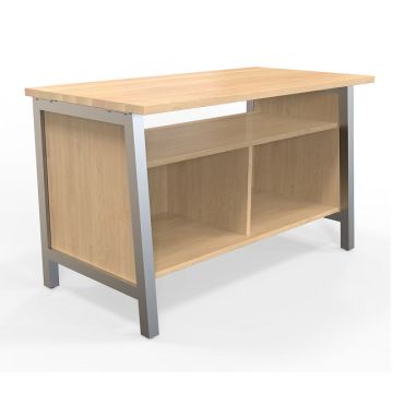 Work Tables with Shelves